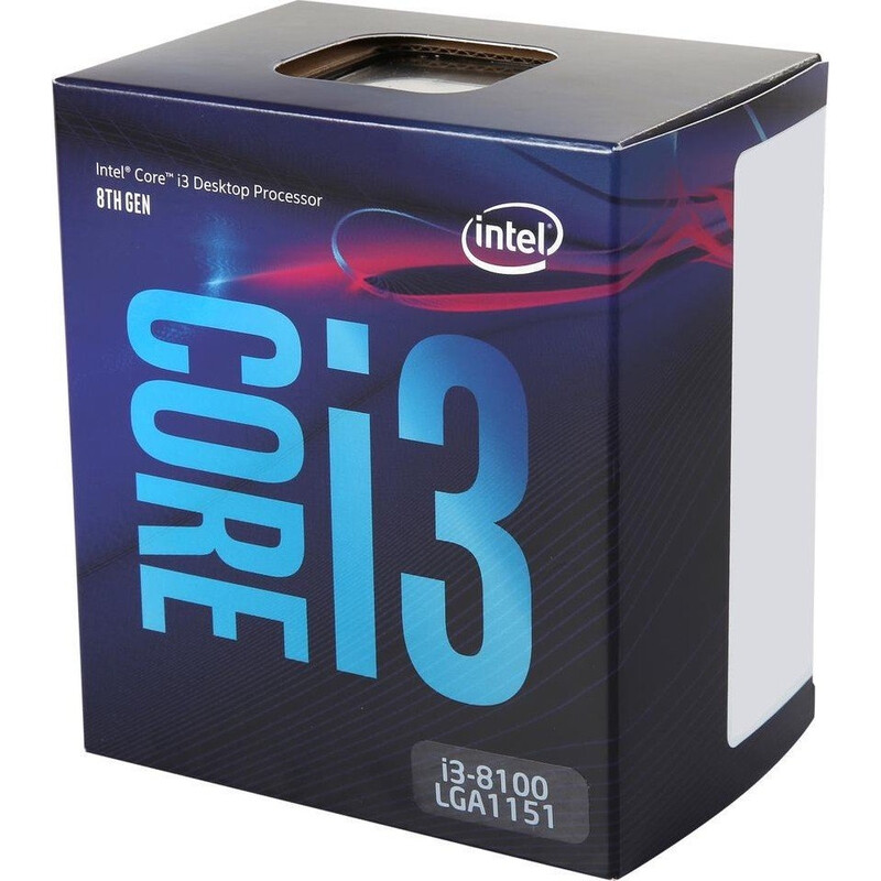Процессор Intel Core i3 8100 3.6GHz (6MB, Coffee Lake, 65W, S1151) Box (BX80684I38100)