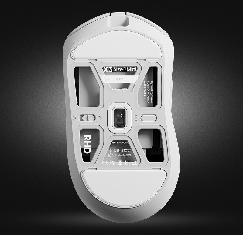 Миша бездротова Pulsar X3 Size1 8K White Wireless (PX3R12)