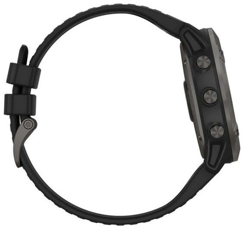 Смарт-часы Garmin Fenix 6X Pro Sapphire Carbon Grey DLC with Black Band (010-02157-11)