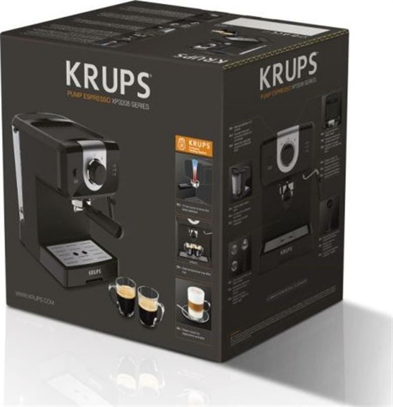Кофеварка рожковая Krups Opio XP320830