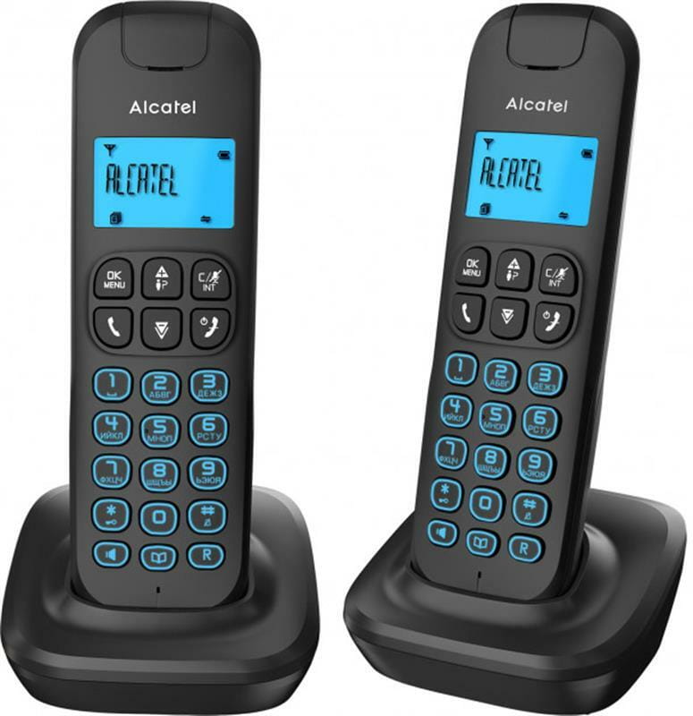 Радиотелефон DECT Alcatel E192 Duo RU BLK (ALCT750044)