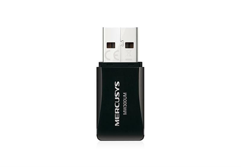 Беспроводной адаптер Mercusys MW300UM (N300, USB)