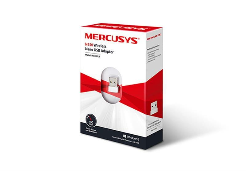 Беспроводной адаптер Mercusys MW150US (N150, USB)