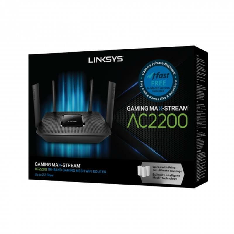 Беспроводной маршрутизатор LinkSys MR9000 (MR9000-EU) (AC3000, 4xGE LAN, 1xGE WAN, 1xUSB 3.0, 4 вн. антенны)