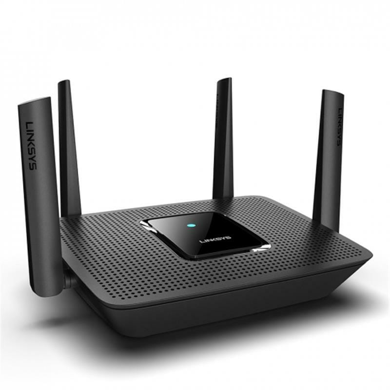 Беспроводной маршрутизатор LinkSys MR9000 (MR9000-EU) (AC3000, 4xGE LAN, 1xGE WAN, 1xUSB 3.0, 4 вн. антенны)