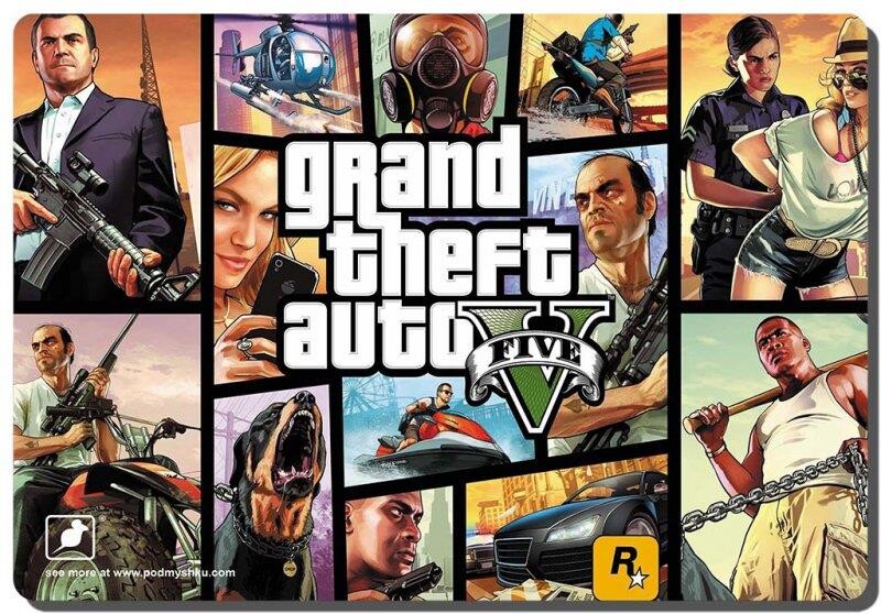 Игровая поверхность Podmyshku Game GTA 5-М