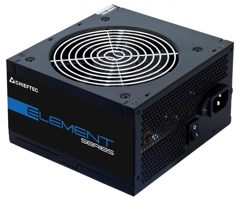 Блок питания Chieftec ELP-500S Element, ATX 2.3, APFC, 12cm fan, КПД >85%, RTL