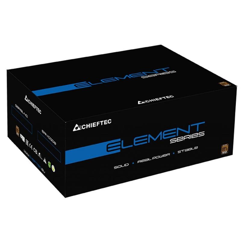Блок питания Chieftec ELP-600S Element, ATX 2.3, APFC, 12cm fan, КПД >85%, RTL