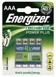 Аккумуляторы Energizer Recharge Power Plus AAA/HR03 LSD Ni-MH 700 mAh BL 4шт