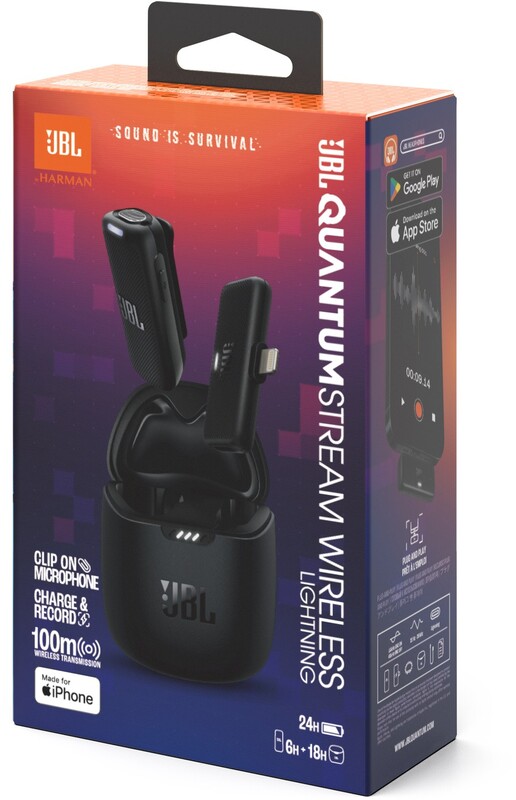Мікрофон JBL Quantum Stream Wireless Lightning Black (JBLSTRMWLLGHTBLK)