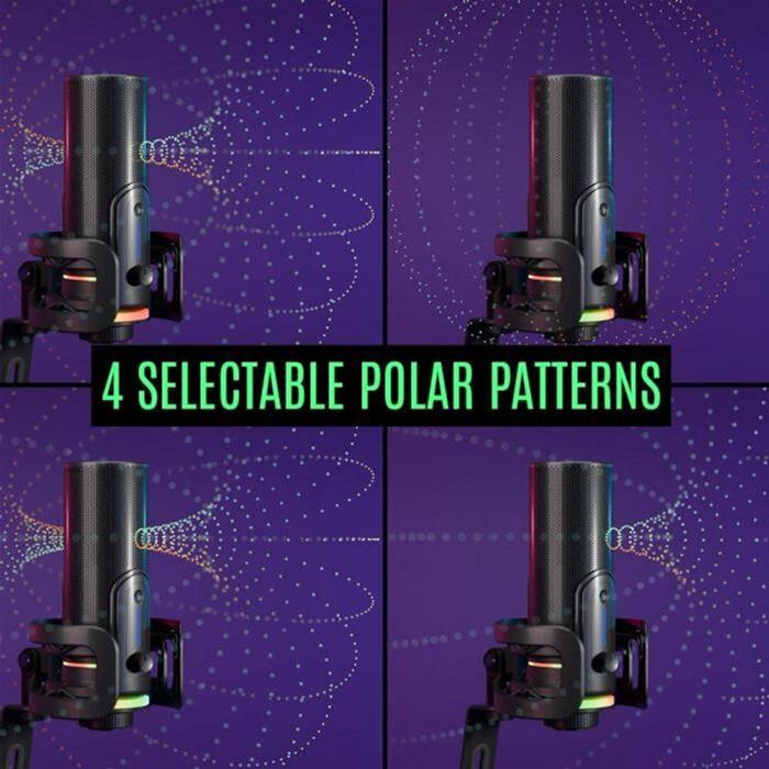 Микрофон Streamplify MIC PRO-192-RGB-ST Black (SPMC-MP3C327.11)