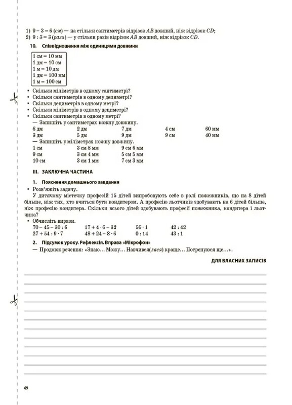 Мой конспект. Математика. Часть 1: 3 класс / Татьяна Бондарь, Елена Компаний