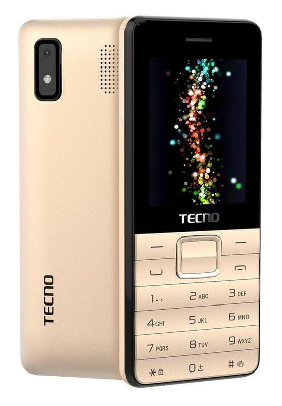 Мобiльний телефон Tecno T372 Triple Sim Champagne Gold (4895180746840)_дубль