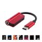 Фото - Адаптер Extradigital (KBA1761) USB Type C (M)-3.5 мм/USB Type C (F), Red | click.ua