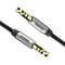 Фото - Аудио-кабель Baseus Yiven M30 3.5 мм-M/3.5 мм-M, 1 м, Silver/Black (CAM30-BS1) | click.ua