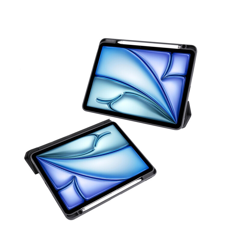 Чeхол-книжка BeCover Soft Edge TPU с креплением Apple Pencil для Apple iPad Air 11" M4 2026 Black (715255)