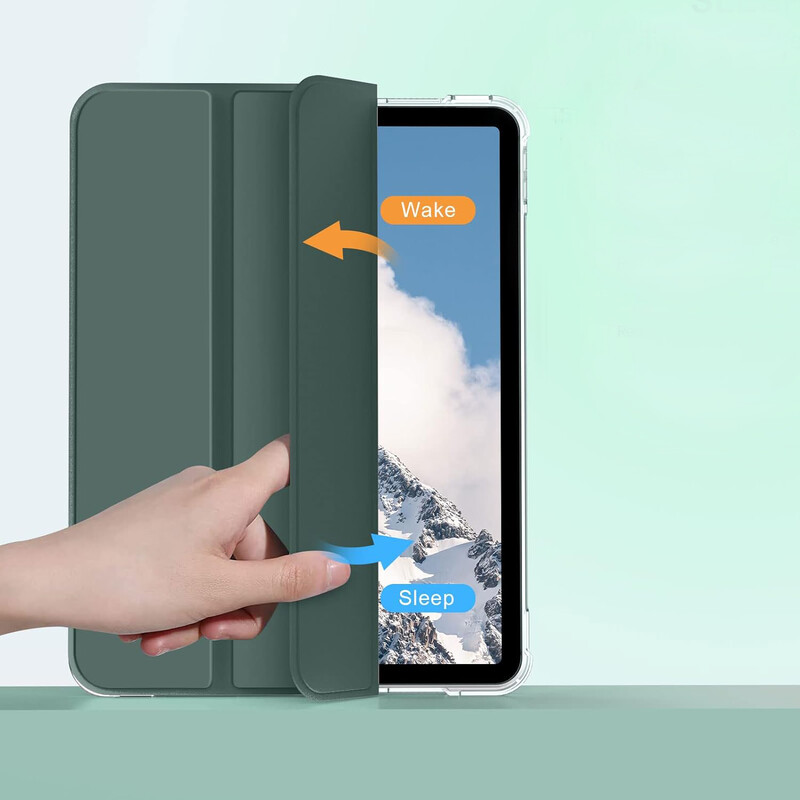 Чeхол-книжка BeCover Soft Edge с креплением Apple Pencil для Apple iPad Air 11" M4 2026 Dark Green (715262)