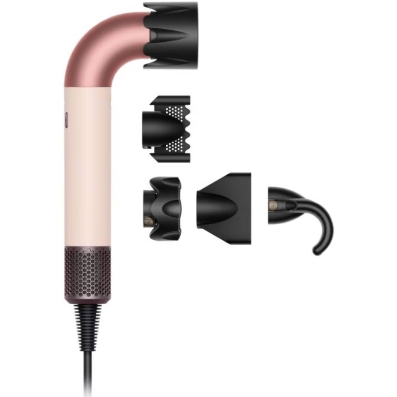 Фен Dyson Supersonic HD17 Supersonic R Straight+Wavy Ceramic Pink/Rose Gold (113332-01)
