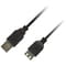 Фото - Кабель Piko USB - USB V 2.0 (M/F), 1.8 м, Black (1283126474125) | click.ua