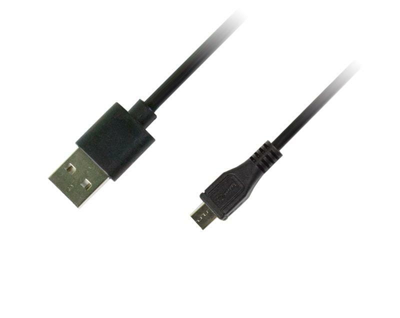 Кабель Piko USB - micro USB V 2.0 (M/M), реверсивний, 1 м, Black (1283126474101)
