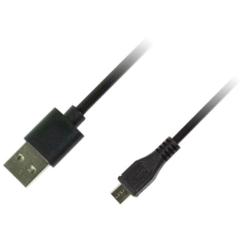 Кабель Piko USB - micro USB V 2.0 (M/M), реверсивний, 1 м, Black (1283126474101)