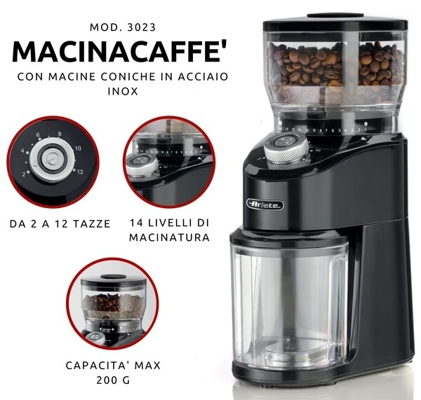 Кавомолка Ariete 3023 BK