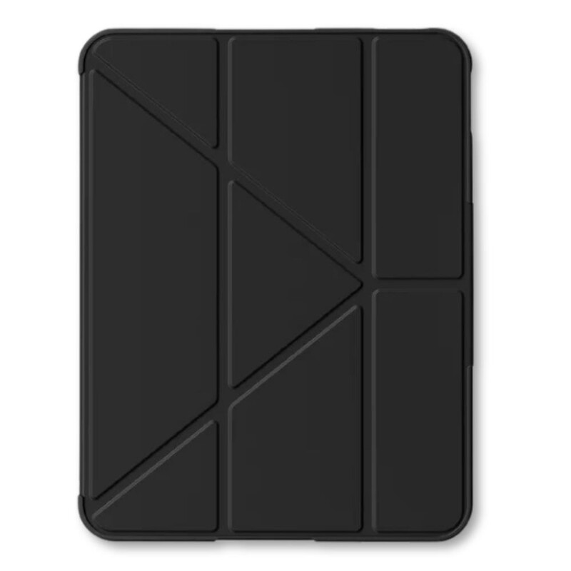 Чехол-книжка BeCover Rugged Origami Transparent с креплением Apple Pencil для Apple iPad Air 11" M4 2026 Black (715176)