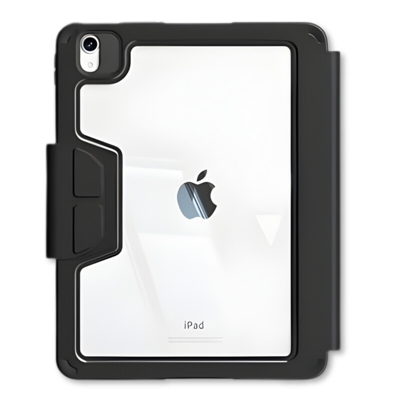 Чехол-книжка BeCover Rugged Origami Transparent с креплением Apple Pencil для Apple iPad Air 11" M4 2026 Black (715176)