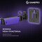 Фото - Кріплення настільне для монітора GamePro RGB 17-40" Black/Violet (MAG101V) | click.ua