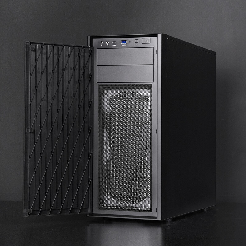 Корпус Chieftec Uni Black без БЖ (BW-01B-OP)