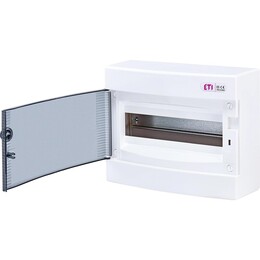 Розподільний щит ETI ECT 12PT (12 модулів прозорі дверцята) (1101001)