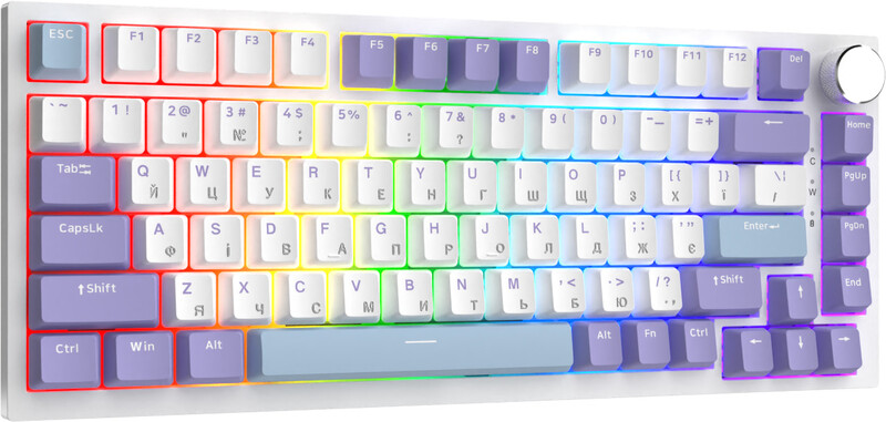 Клавиатура Ajazz AK820 Sea Salt Switch White USB-C (AK820-SS-PWB)