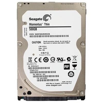 Накопитель HDD 2.5" SATA  500Gb Seagate 16Mb, 5400rpm (ST500LT012) Refurbished