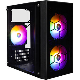 Корпус 1stPlayer X1-3F1 Black 600W