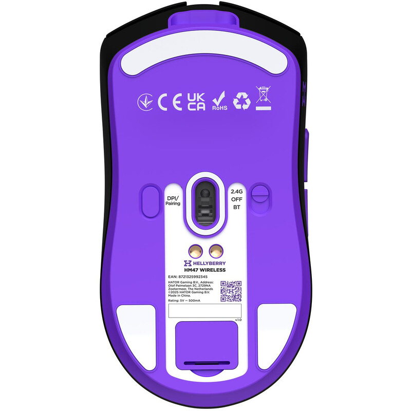 Мышь беспроводная Hator Hellyberry HM47 Wireless Black/Violet (HM47_black_violet)