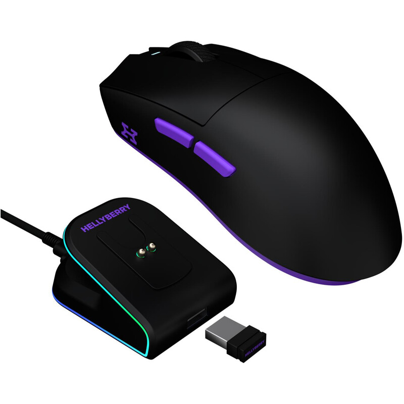 Мышь беспроводная Hator Hellyberry HM47 Wireless Black/Violet (HM47_black_violet)