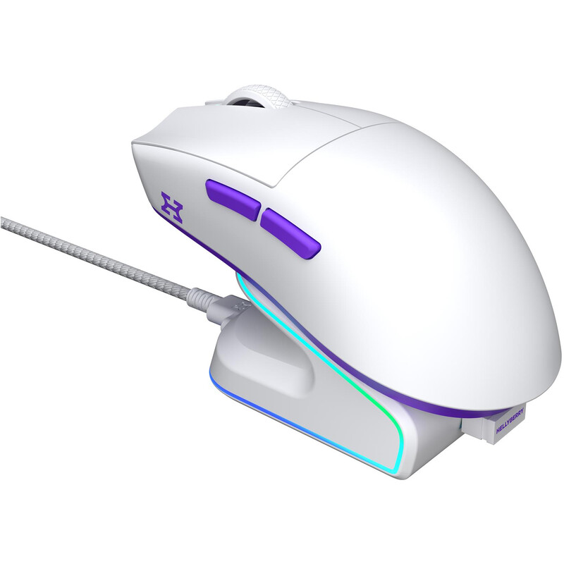 Мышь беспроводная Hator Hellyberry HM47 Wireless White/Violet (HM47_white_violet)