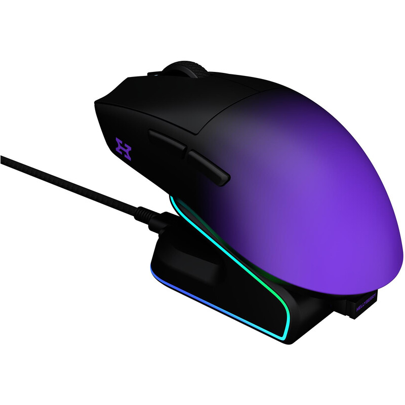Мышь беспроводная Hator Hellyberry HM47 Pro Wireless Black/Violet Gradient (HM47PRO_black_violet)