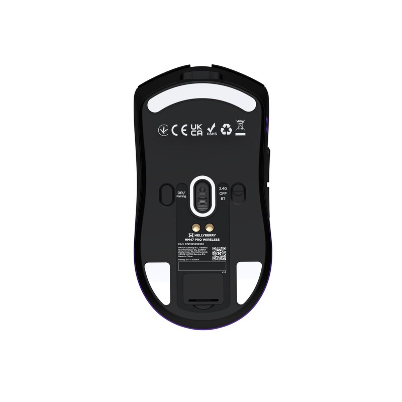 Мышь беспроводная Hator Hellyberry HM47 Pro Wireless Black/Violet Gradient (HM47PRO_black_violet)