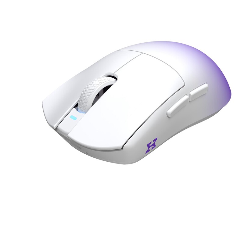 Мышь беспроводная Hator Hellyberry HM47 Pro Wireless White/Violet Gradient (HM47PRO_white_violet)