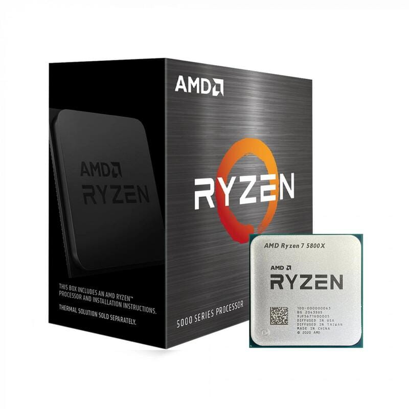 Процесор AMD Ryzen 7 5800X (3.8GHz 32MB 105W AM4) Box (100-100000063WOF)