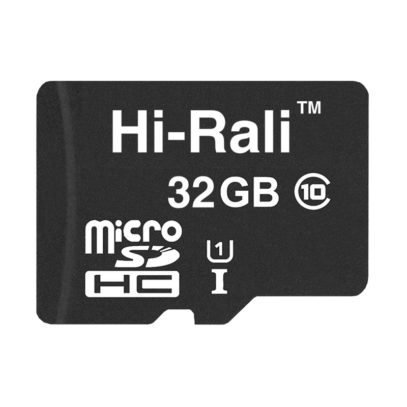 Карта памяти MicroSDHC  32GB UHS-I Class 10 Hi-Rali (HI-32GBSD10U1-00)