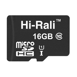 Купить Карта памяти MicroSDHC 16GB UHS-I Class 10 Hi-Rali (HI-16GBSD10U1-00) Карта памяти MicroSDHC 16GB UHS-I Class 10 Hi-Rali (HI-16GBSD10U1-00)