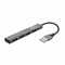Фото - Концентратор Trust Halyx Aluminium USB-А Grey (23786) | click.ua