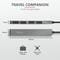 Фото - Концентратор Trust Halyx Aluminium USB-А Grey (23786) | click.ua
