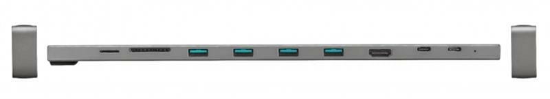 Концентратор Trust Dalyx Aluminium 10-in-1 USB Type-C Multi-port Dock (23417)