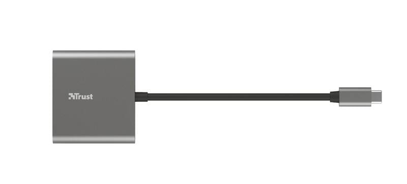 Концентратор Trust Dalyx Aluminium 3-in-1 USB Type-C (23772)
