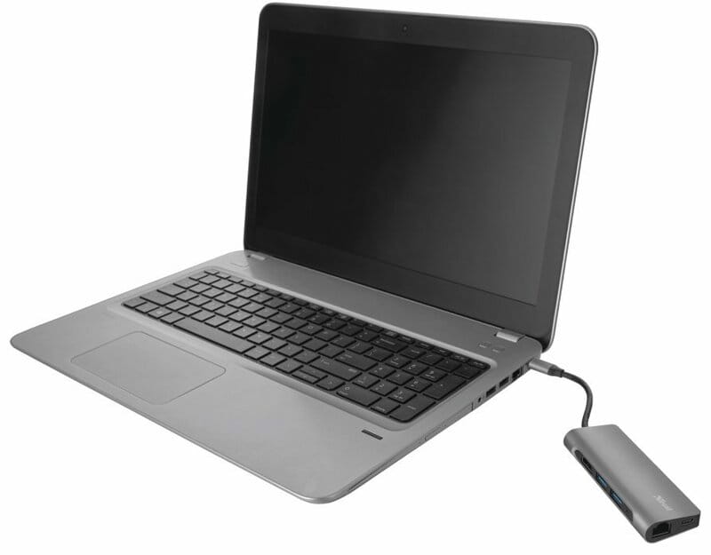 USB-хаб Trust Dalyx Aluminium USB Type-C 7-в-1 (23775)