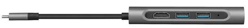 USB-хаб Trust Dalyx Aluminium USB Type-C 7-в-1 (23775)