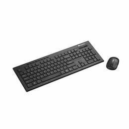 Комплект (клавіатура, мишка) бездротовий Canyon CNS-HSETW4-RU USB Black